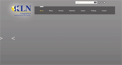Desktop Screenshot of klnlogistics.com