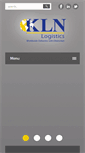 Mobile Screenshot of klnlogistics.com